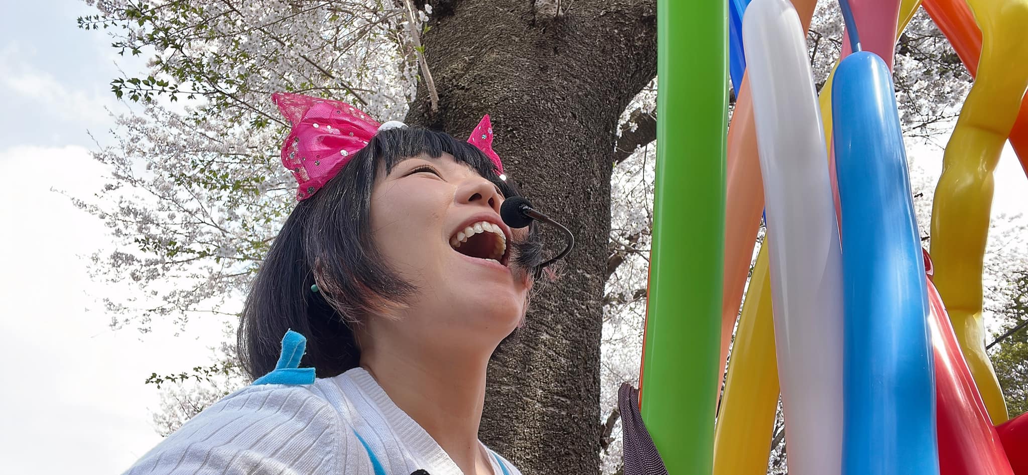 「桜森稲荷神社」の例大祭でバルーンアートショーをさせていただきました！